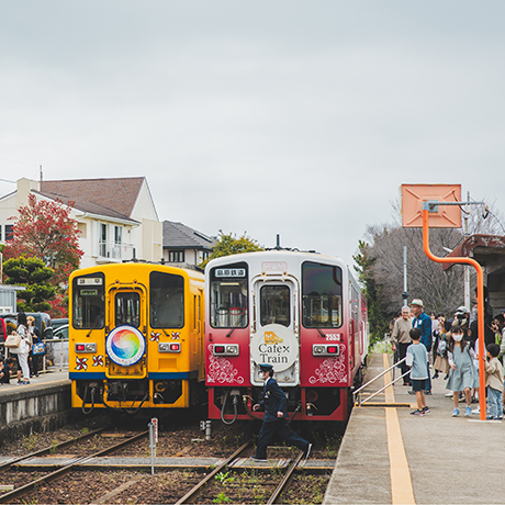 列車２列